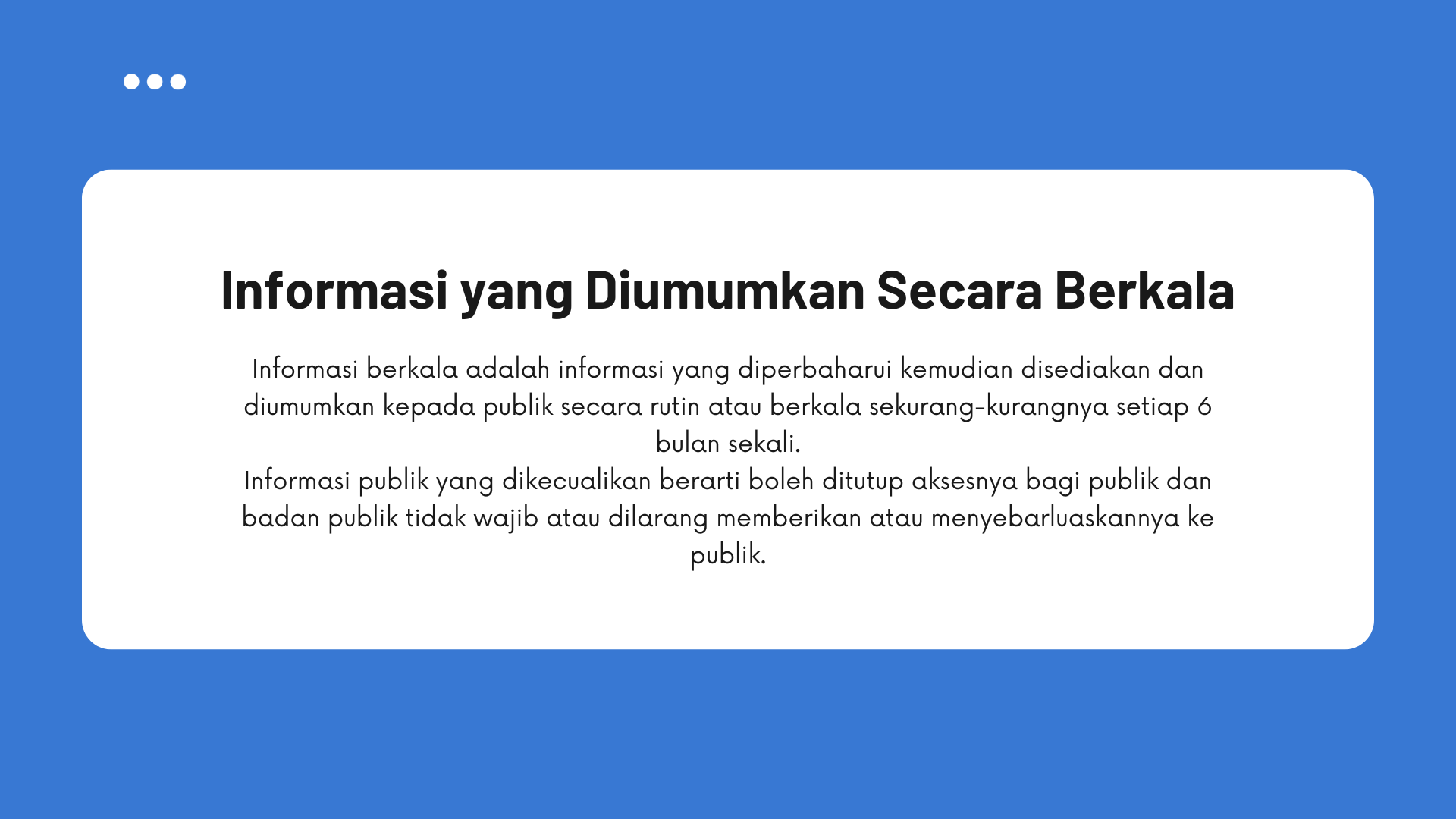 Informasi Berkala